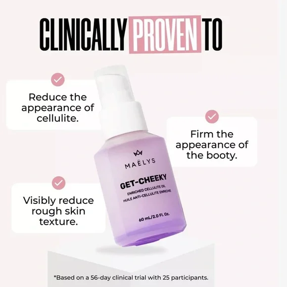 GET-CHEEKY Enriched Cellulite Oil with Brazilian Peppertree + Coconut Oil - Picture 4 of 6